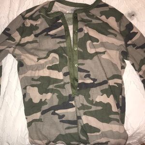 Camo winter onsie